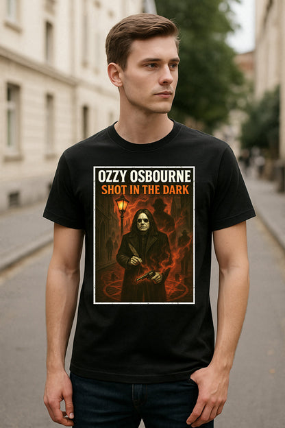 Ozzy Osbourne Shot in the Dark Unisex T-Shirt Classic Heavy Metal Rock Tee