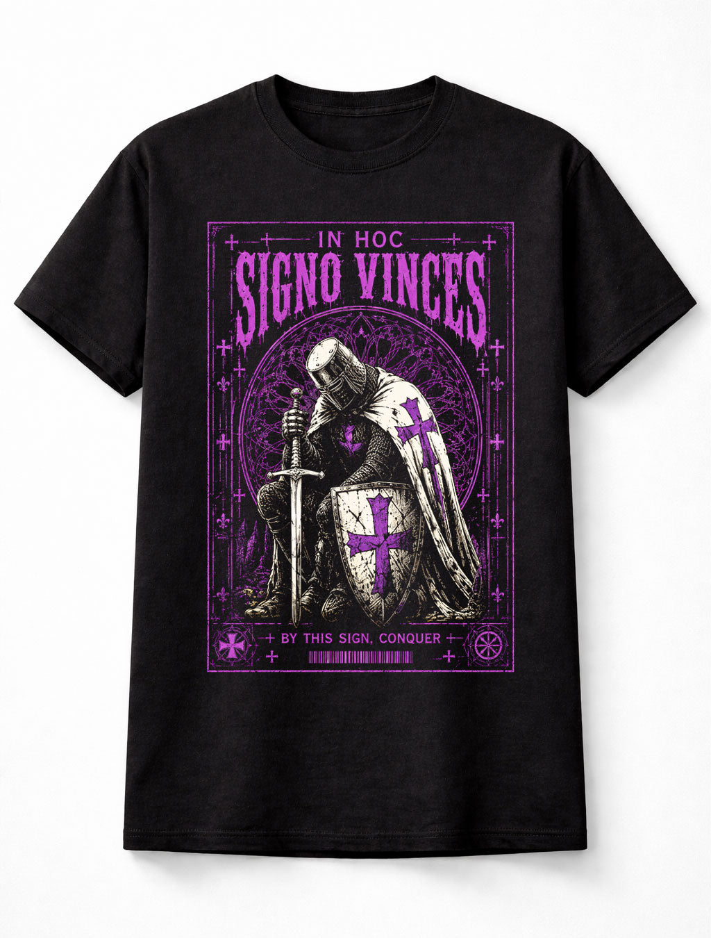 In Hoc Signo Vinces Knights Templar Crusader Knight Unisex T-Shirt
