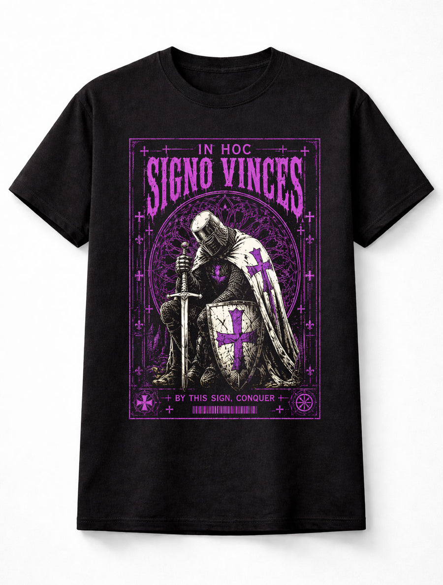 In Hoc Signo Vinces Knights Templar Crusader Knight Unisex T-Shirt