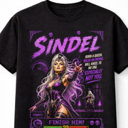 Mortal Kombat Sindel Retro Arcade Fighting Game Unisex T-Shirt