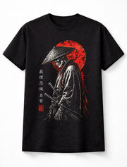 Skeleton Samurai Ronin Japanese Katana Gothic Horror Unisex T-Shirt