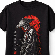 Skeleton Samurai Ronin Japanese Katana Gothic Horror Unisex T-Shirt