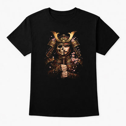 Samurai Katana Skull Gothic Unisex Graphic T-Shirt Warrior Dark Art