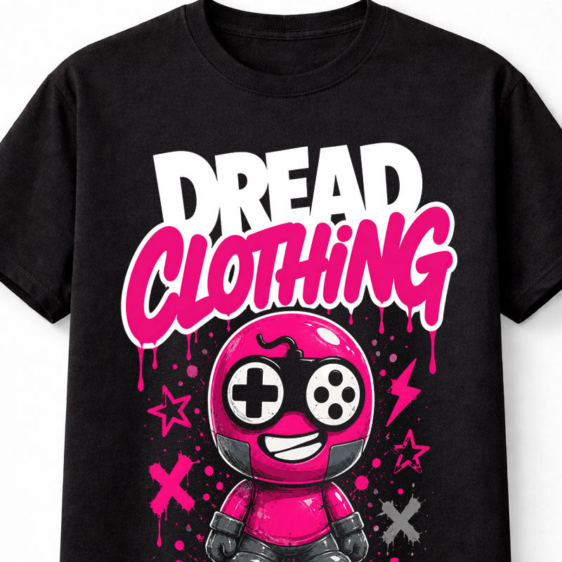 Crazy Bones Skully Gamer Character Graphic Collectible Retro Unisex T-Shirt