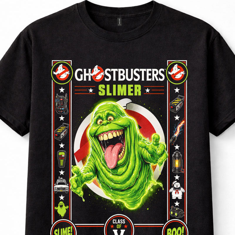 Ghostbusters Slimer Comedy Movie Graphic Tee Unisex T-Shirt