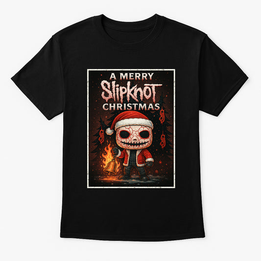 Slipknot Merry Christmas Metal Unisex Christmas T-Shirt or Hoodie