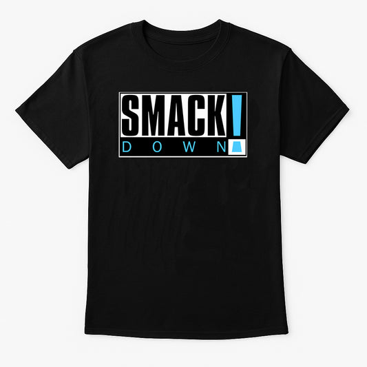 SmackDown Classic Logo T-Shirt — Blue Brand Legacy Edition