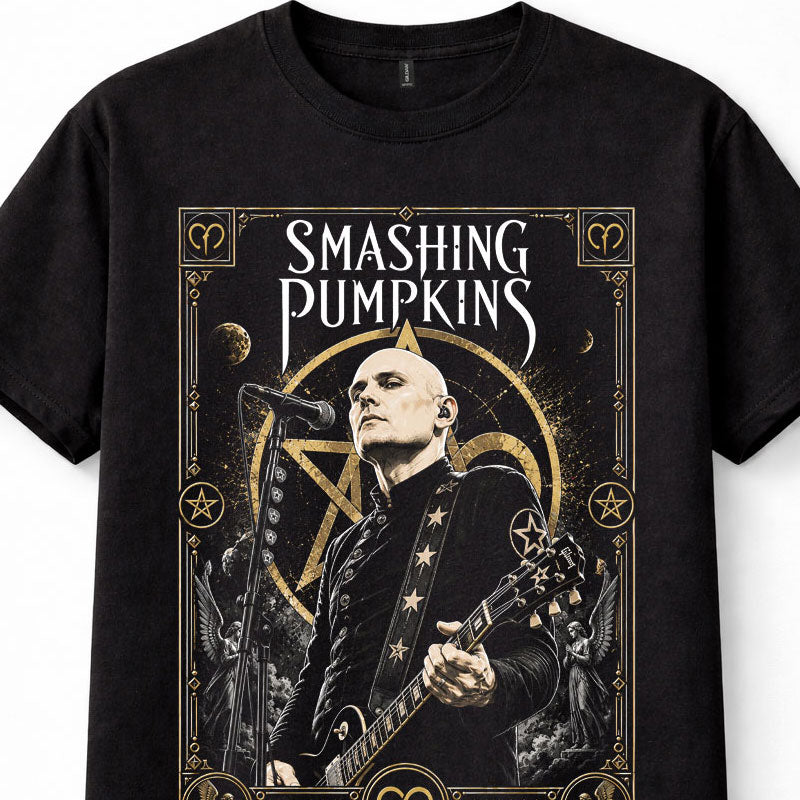 Smashing Pumpkins Billy Corgan Grunge Rock Band Unisex T-Shirt