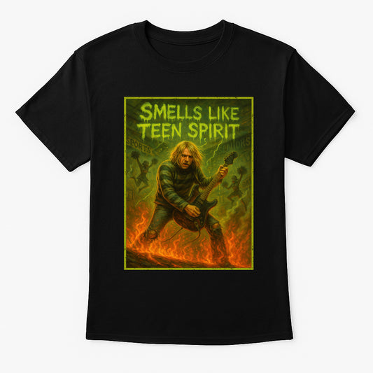 Nirvana Smells Like Teen Spirit Unisex T-Shirt 90s Grunge Rock Band Tee