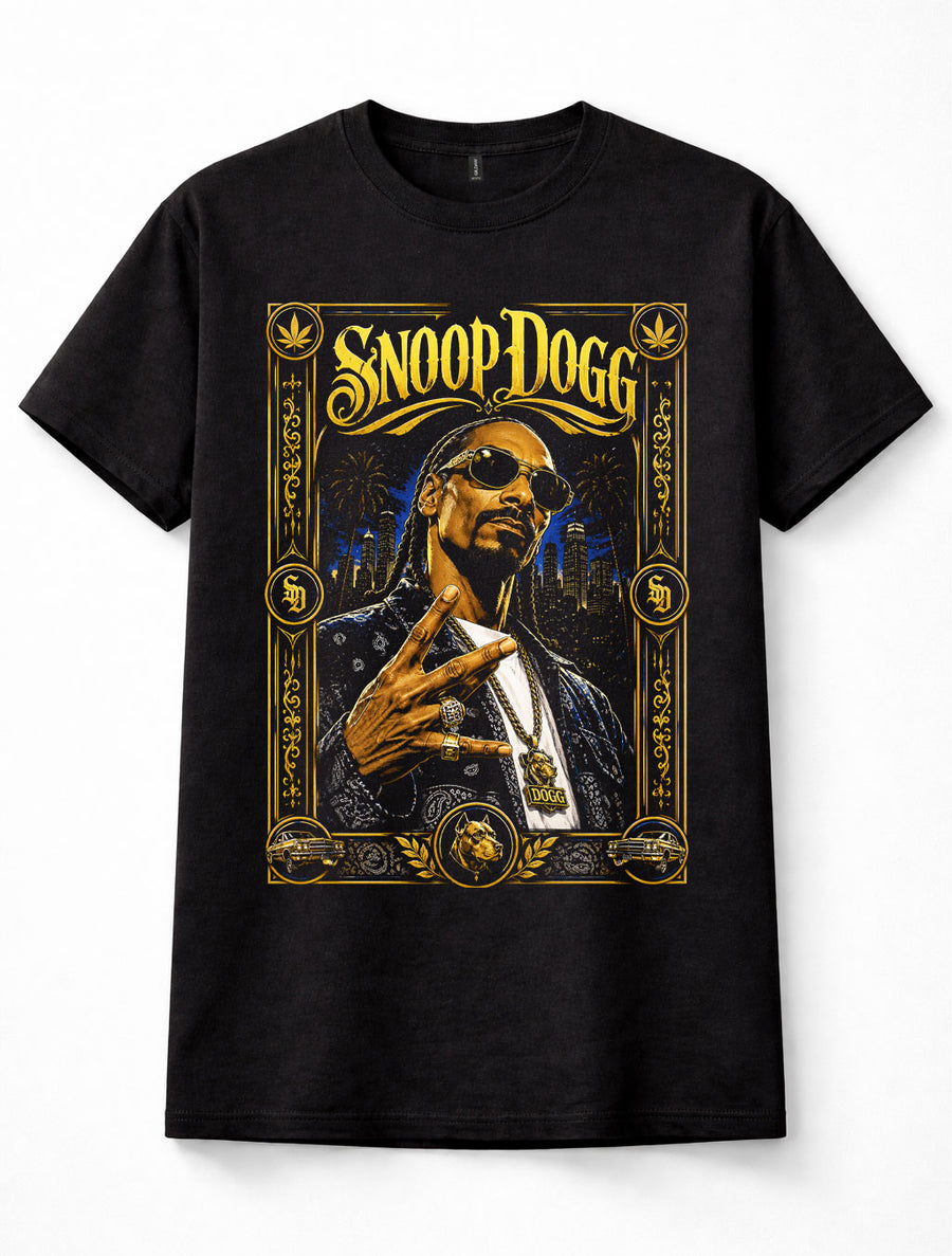 Snoop Dogg West Coast Hip Hop Rap Music Los Angeles Rapper Unisex T-Shirt