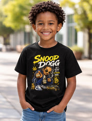 Snoop Dogg Ain’t Nothin But A G Thang Graphic T-Shirt Hip Hop Rap Music Fan Tee West Coast Lyrics Shirt Adult & Kids Unisex T-Shirt