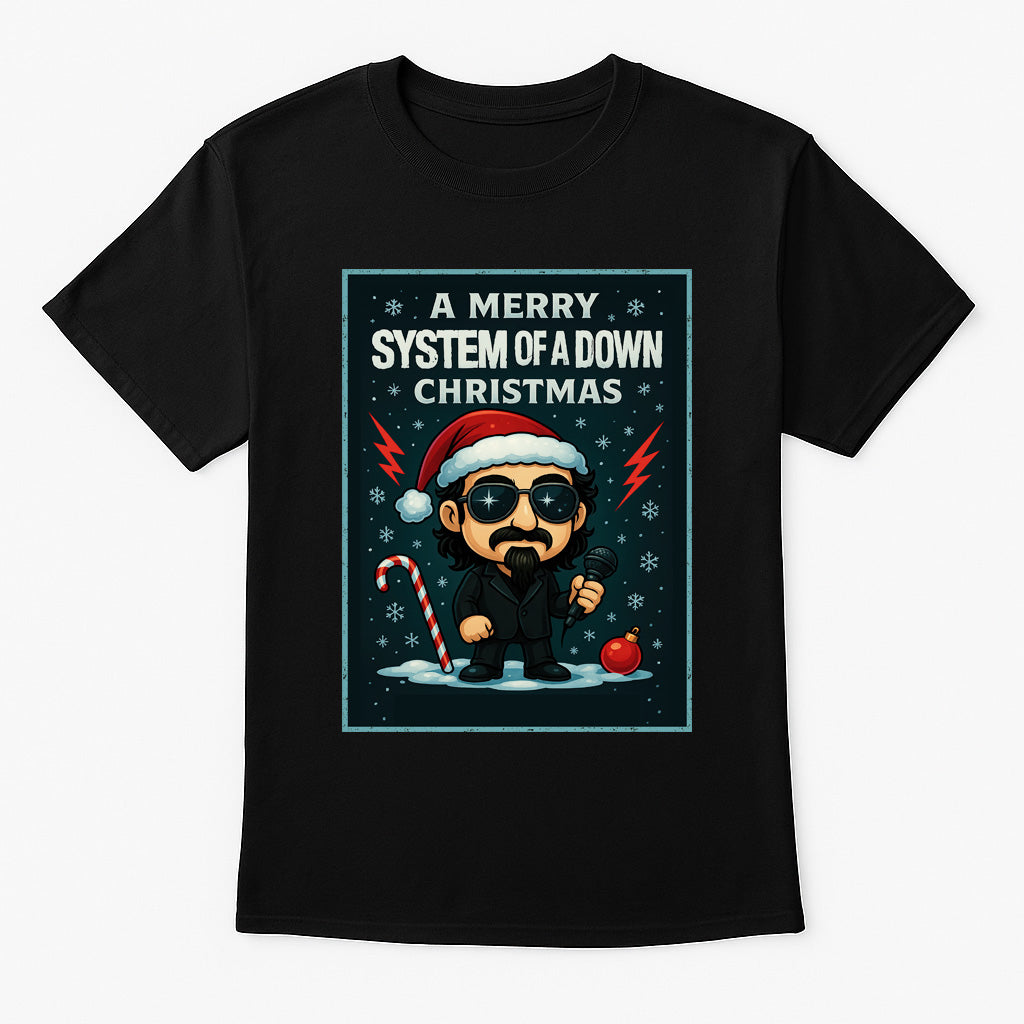 System of a Down Merry Christmas Rock Legend Unisex Christmas T-Shirt or Hoodie