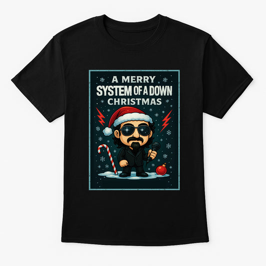 System of a Down Merry Christmas Rock Legend Unisex Christmas T-Shirt or Hoodie