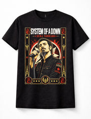 System Of A Down Serj Tankian Metal Band Music Unisex T-Shirt