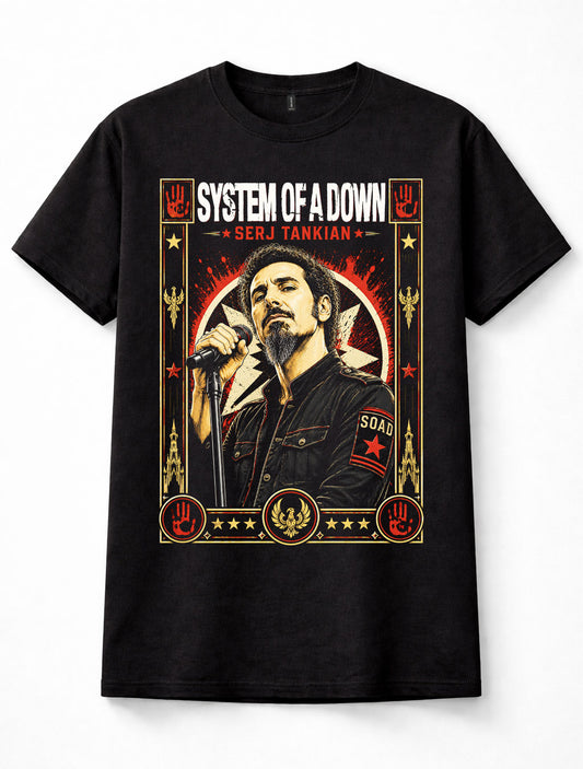 System Of A Down Serj Tankian Metal Band Music Unisex T-Shirt
