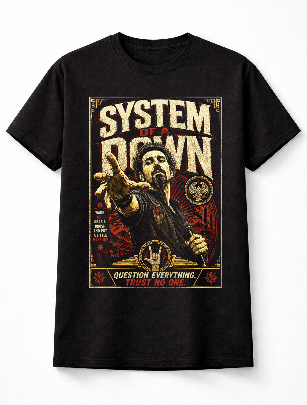 System of a Down Question Everything Heavy Metal Rock Unisex T-Shirt