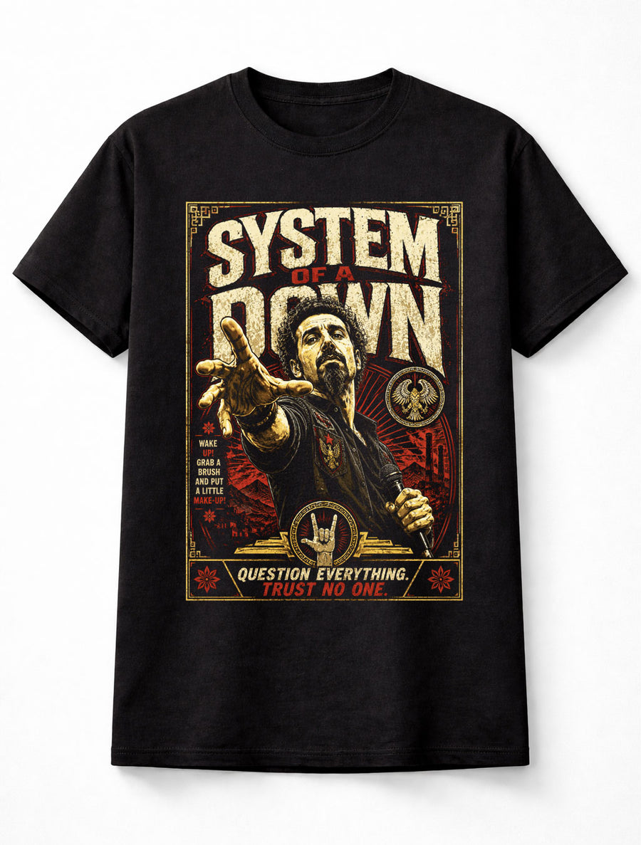System of a Down Question Everything Heavy Metal Rock Unisex T-Shirt