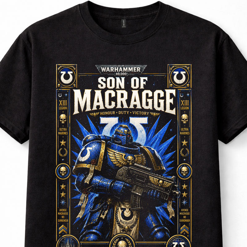 Warhammer 40000 Ultramarines Son of Macragge Gamer Unisex T-Shirt