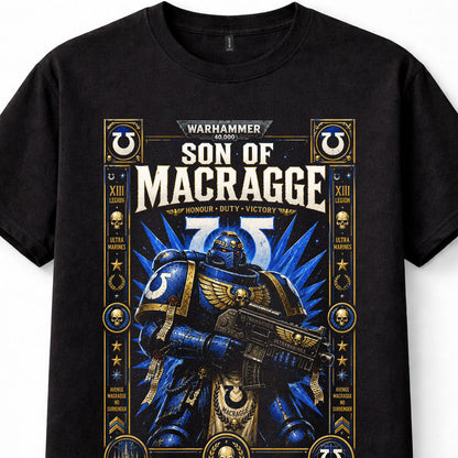 Warhammer 40000 Ultramarines Son of Macragge Gamer Unisex T-Shirt