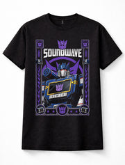 Transformers Soundwave Decepticon Cassette Robot Cybertron Black Unisex T-Shirt