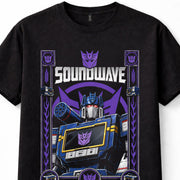 Transformers Soundwave Decepticon Cassette Robot Cybertron Black Unisex T-Shirt