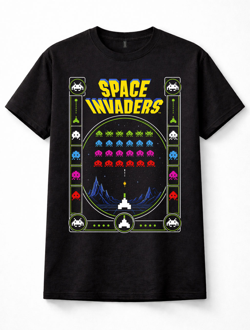 Space Invaders Retro Arcade Classic 80s Pixel Video Game Gaming Unisex T-Shirt