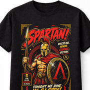 Spartan Warrior Ancient Greece Battle Shield Unisex T-Shirt