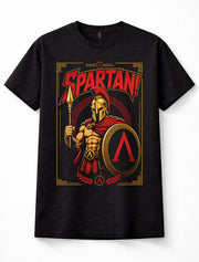 Spartan Warrior Ancient Greece Helmet Shield Spear Battle Unisex T-Shirt