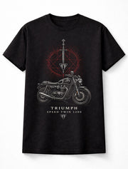 Triumph Speed Twin 1200 Classic British Motorcycle Rider Unisex T-Shirt