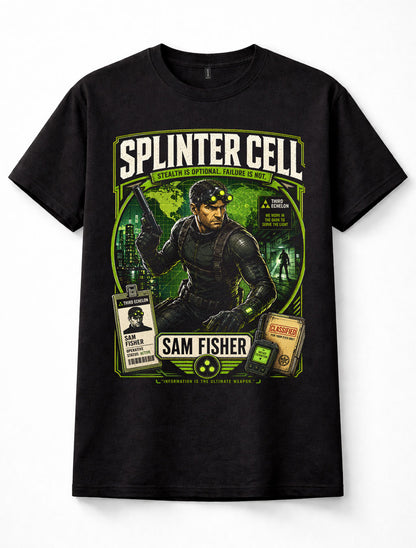 Splinter Cell Sam Fisher Third Echelon Stealth Unisex T-Shirt