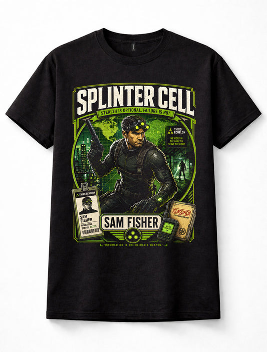 Splinter Cell Sam Fisher Third Echelon Stealth Unisex T-Shirt