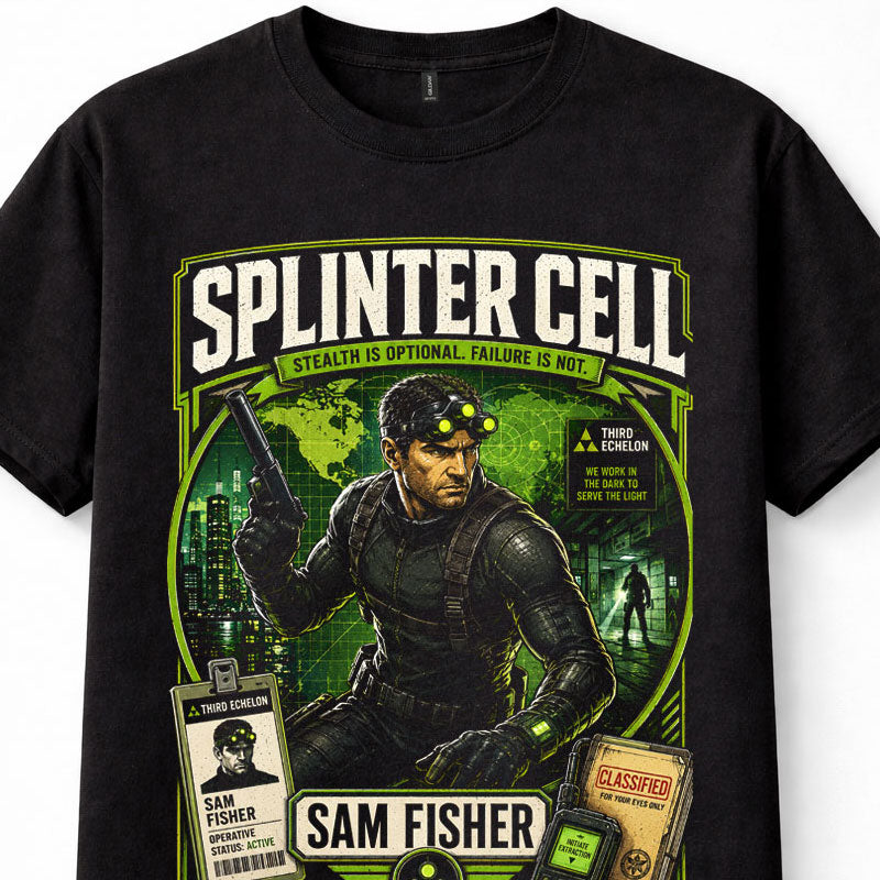 Splinter Cell Sam Fisher Third Echelon Stealth Unisex T-Shirt