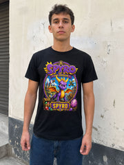 Spyro The Dragon Retro Video Game Gamer Graphic Unisex T-Shirt