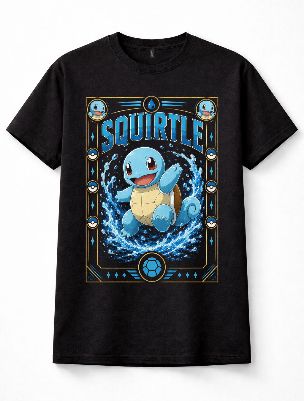 Pokemon Squirtle Water Type Starter Gamer Unisex T-Shirt