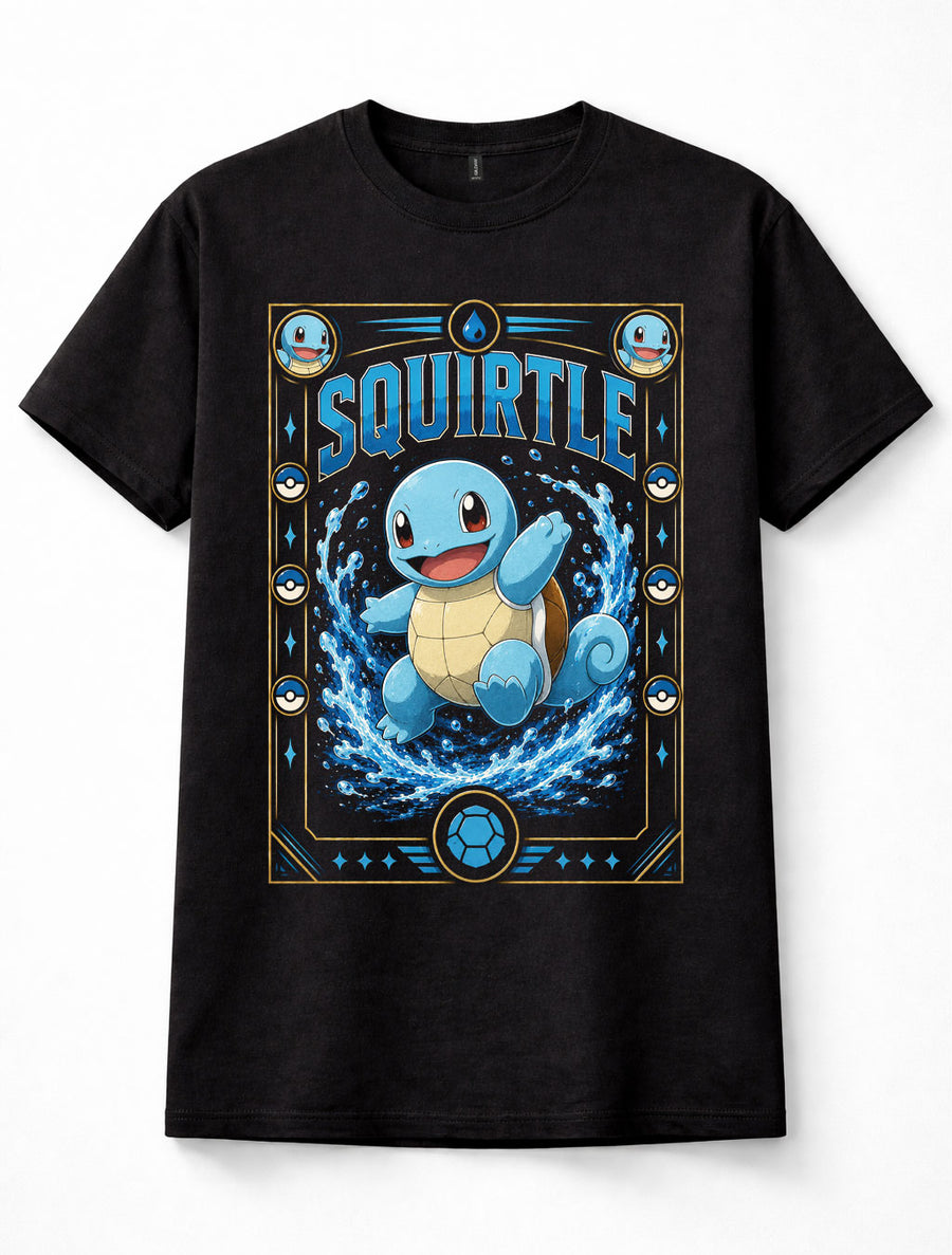 Pokemon Squirtle Water Type Starter Gamer Unisex T-Shirt