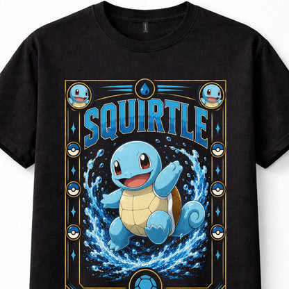 Pokemon Squirtle Water Type Starter Gamer Unisex T-Shirt