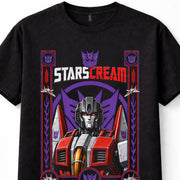 Transformers Starscream Decepticon Jet Robot Cybertron Black Graphic Unisex T-Shirt