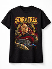 Star Trek Next Generation Captain Picard Enterprise Unisex T-Shirt