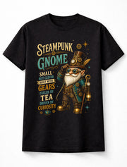 Steampunk Gnome Victorian Clockwork Gear Fantasy Graphic Unisex T-Shirt