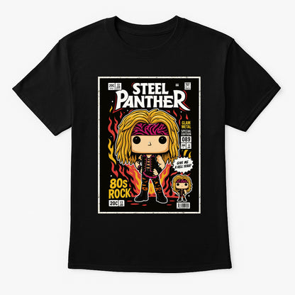 Steel Panther Death to All But Metal Glam Rock Funko Pop Style Unisex T-Shirt