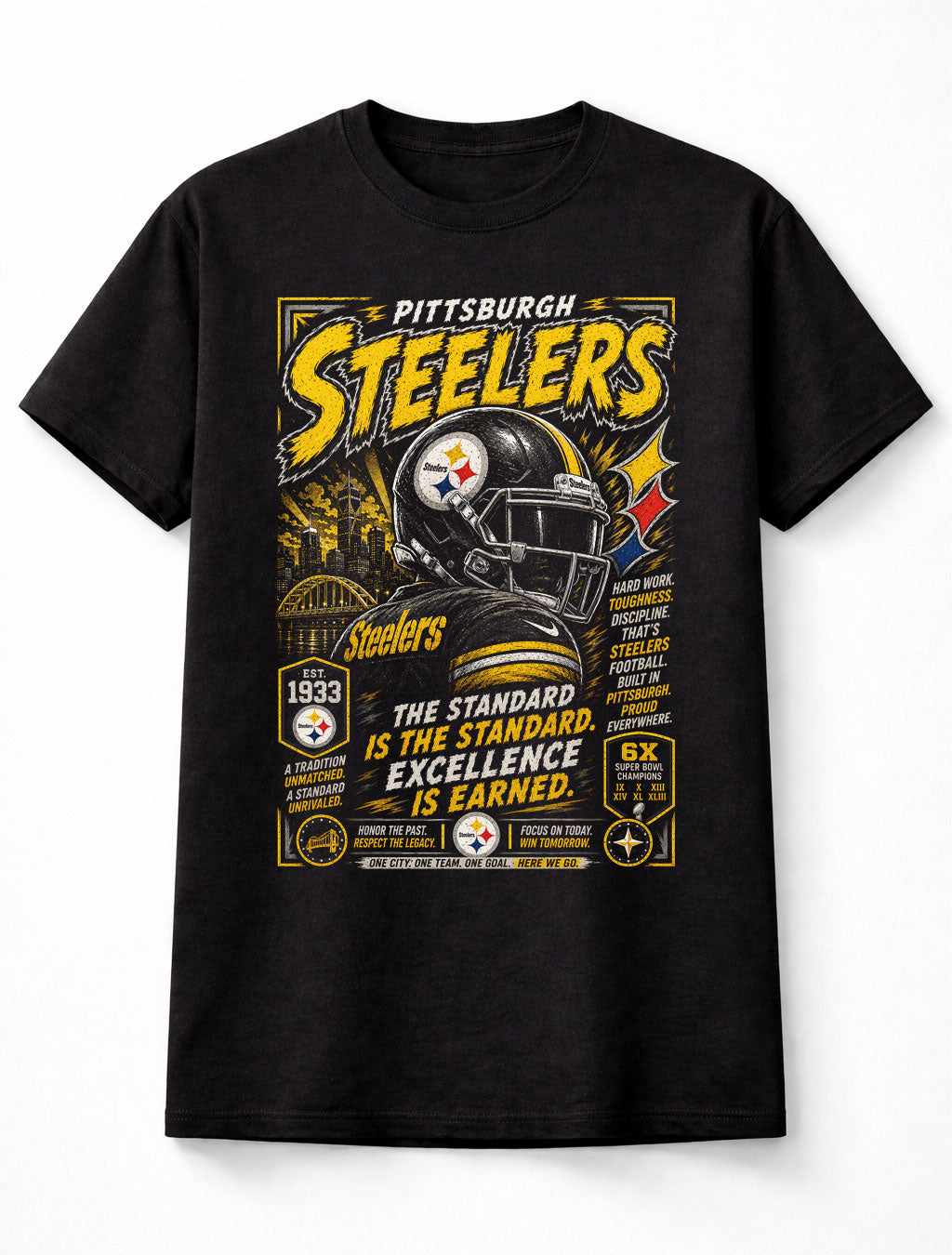 Pittsburgh Steelers NFL Football Fan Gift The Standard Unisex T-Shirt