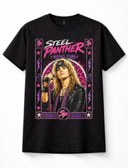 Steel Panther Michael Starr Glam Metal Rock Band Graphic Unisex T-Shirt