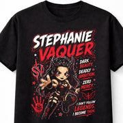 Stephanie Vaquer Dark Beauty WWE Wrestling Gothic Graphic Unisex T-Shirt