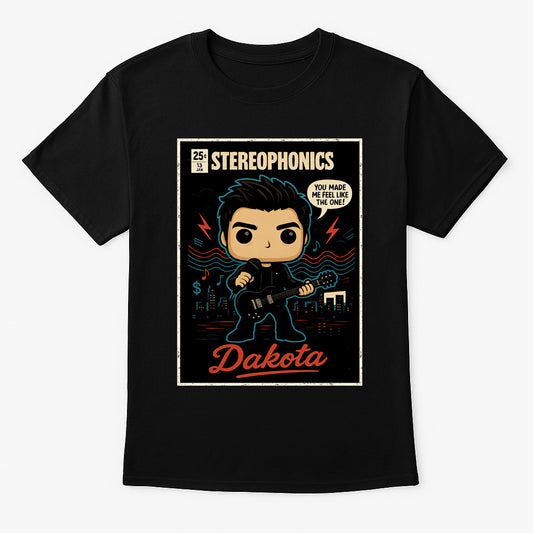Stereophonics Dakota Alternative Rock Funko Pop Style Unisex T-Shirt