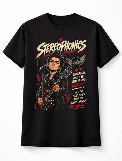 Stereophonics Maybe Tomorrow Graphic T-Shirt Indie Rock Band Fan Tee Alternative Music Lyrics Shirt Adult & Kids Unisex T-Shirt