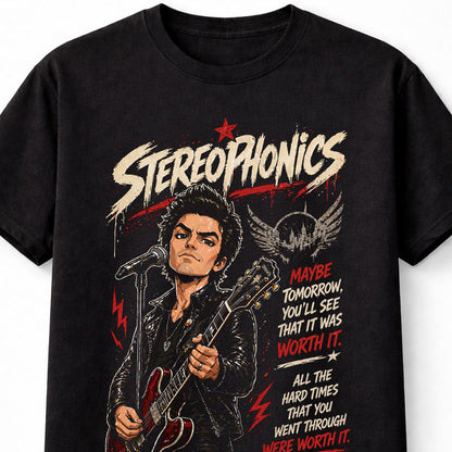 Stereophonics Maybe Tomorrow Graphic T-Shirt Indie Rock Band Fan Tee Alternative Music Lyrics Shirt Adult & Kids Unisex T-Shirt