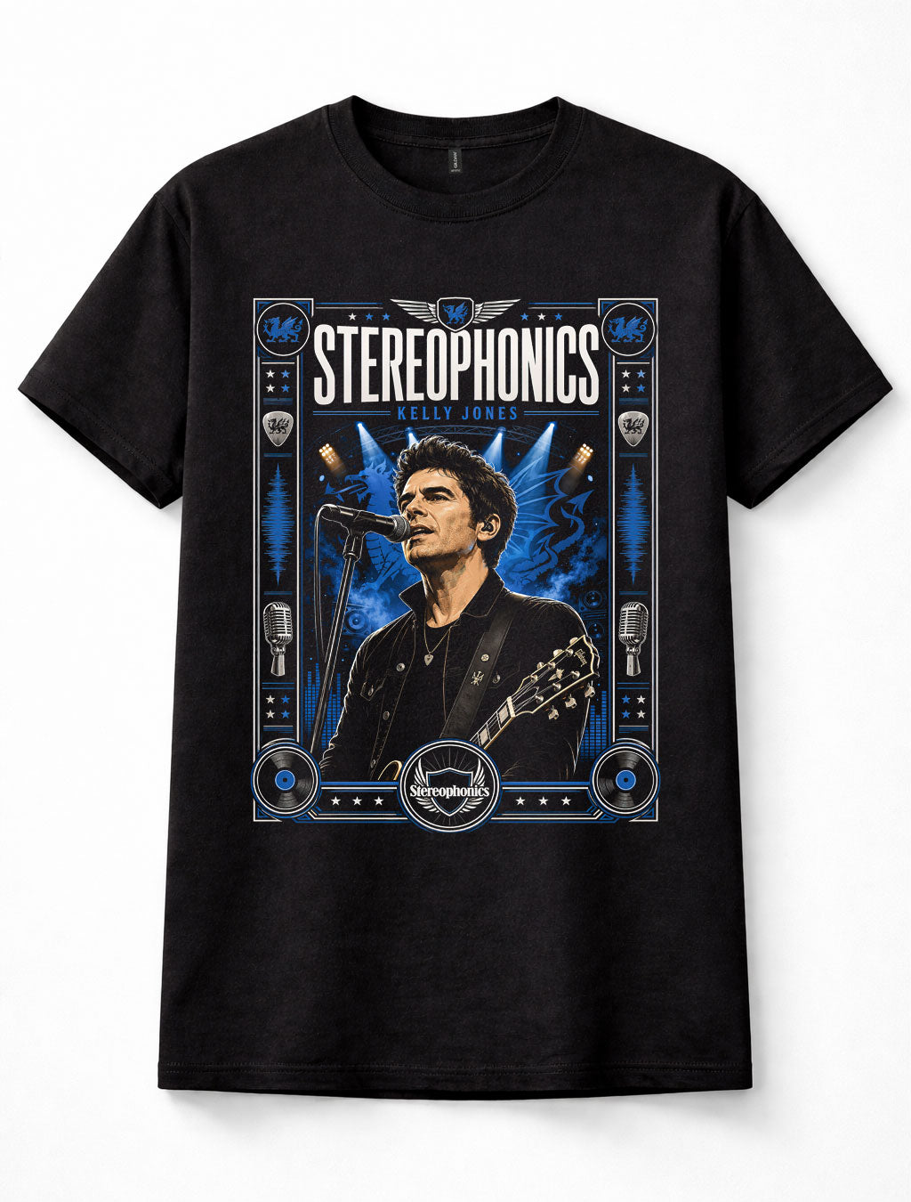 Stereophonics Kelly Jones Welsh Rock Band Music Fan Unisex T-Shirt