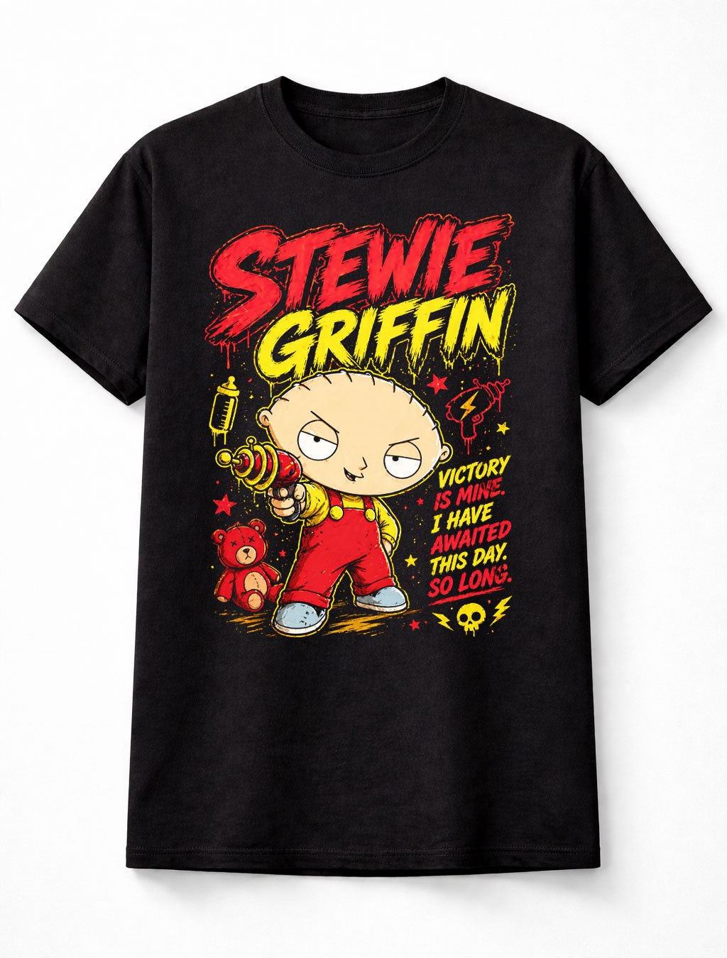 Stewie Griffin Family Guy Victory Is Mine Cartoon Unisex T-Shirt