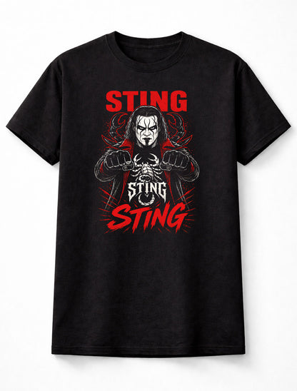 Sting Scorpion Wrestling Graphic T-Shirt Icon Face Paint Legend Adults & Kids Unisex T-Shirt