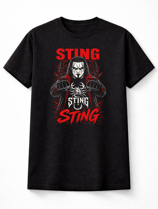 Sting Scorpion Wrestling Graphic T-Shirt Icon Face Paint Legend Adults & Kids Unisex T-Shirt